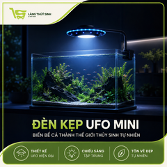 Đèn kẹp đĩa bay UFO RGB 5W cho bể mini
