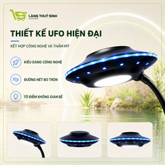 Đèn kẹp đĩa bay UFO RGB 5W cho bể mini