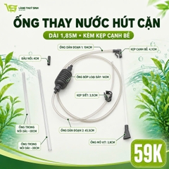 Ống thay nước hút cặn vệ sinh chuyên dụng cho bể cá thuỷ sinh