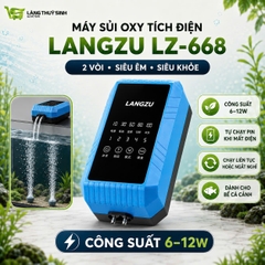 Máy Sủi Oxy tích điện máy khoẻ siêu êm Langzu LZ-668 | Sủi oxy tích điện cao cấp
