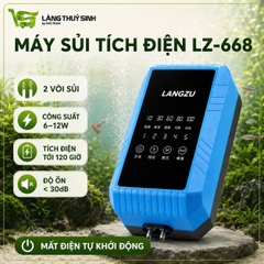 Máy Sủi Oxy tích điện máy khoẻ siêu êm Langzu LZ-668 | Sủi oxy tích điện cao cấp
