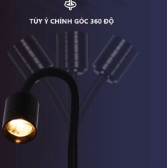 Đèn Rọi Bể Cá QUANLONG 3W 5W Thủy Sinh Chỉnh Tiêu Cự Gom Tỏa Ánh Sáng Cho Bể Biotope