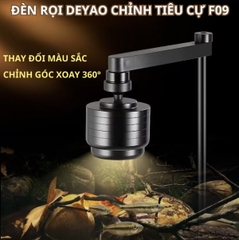 Đèn Rọi DEYAO F09/F07/F06/F01. Đèn 3 Chế Độ Sáng, Chỉnh Tiêu Cự – Đèn Spotlight Bán Cạn, Đèn Biotope
