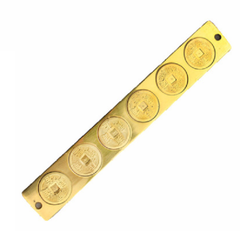 Thước xu Lục đế Đồng 6 Xu(dài)
