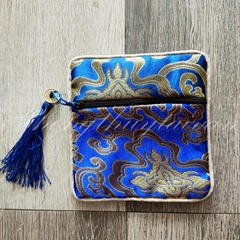 Túi vải thêu Thổ cẩm(10.5*12cm)