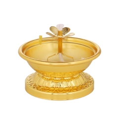 Chân đế Đĩa Dầu Hợp Kim Vàng(kèm Chân Bấc)