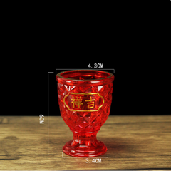 Chum nước Nhựa không đế,không nắp 3.4*6cm