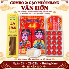 Combo 2:Cúng Sao VÂN HỚN giải hạn(kèm hướng dẫn,văn khấn chi tiết)