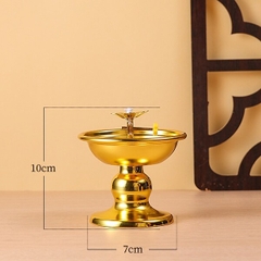Chân đế Đĩa Dầu Hợp Kim Vàng(kèm Chân Bấc)