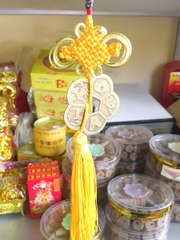 Dây xu Hoa mai(1 Xu) - Vàng Đồng