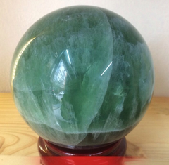 Bi Cầu Xanh Thạch Anh 6.3cm (460gr)