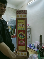 Đèn cầy đứng Thiên Hậu-31cm