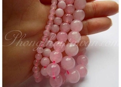 Vòng tay Thạch Anh Hồng 8mm