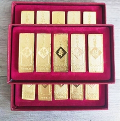 Thỏi vàng cây 5 thỏi 4.8cm/thỏi