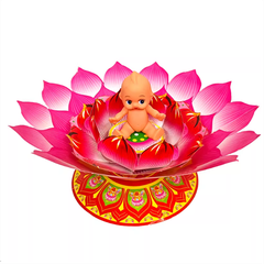 CB Toà Sen +Em Bé giấy [tự lắp 42*15cm]