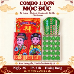 Combo Đơn:Cúng Sao MỘC ĐỨC giải hạn(kèm hướng dẫn,văn khấn chi tiết)