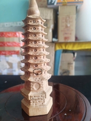 Tháp văn xương gỗ đào