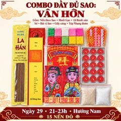 Combo Đầy Đủ: Cúng Sao VĂN HỚN giải hạn(kèm hướng dẫn,văn khấn chi tiết)