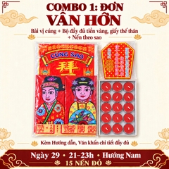 Combo Đơn:Cúng Sao VĂN HỚN giải hạn(kèm hướng dẫn,văn khấn chi tiết)