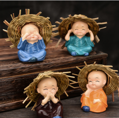 Bộ 4 Chú tiểu Tứ không(đội nón)