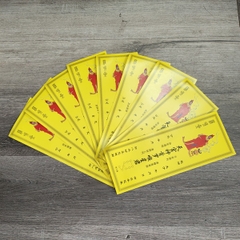Bài vị cúng sao Cửu diệu tinh quân- không cây(9 nến vàng)