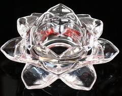 Thanh lý Đế Hoa sen Thuỷ tinh Rỗng 12.5cm (dày)