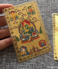 Kim Bài Ngũ Bộ Thần Tài -Hoàng Thần Tài Jambala(Kim Càng Thừa)