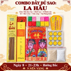 Combo Đầy Đủ: Cúng Sao LA HẦU giải hạn(kèm hướng dẫn,văn khấn chi tiết)