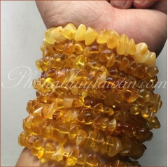 Vòng tay + Dây chuyền Hổ phách