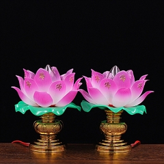 Đèn Hoa sen cao 12cm [không tua rua]
