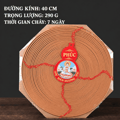 Nhang Vòng Treo Đàn Hương (Lớn) Loại 7 Ngày,15 Ngày