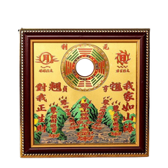 Gương Tranh Sơn Hải Trấn Bát Quái Lồi