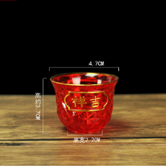 Chum nước Nhựa không đế,không nắp 2,8*4,6cm