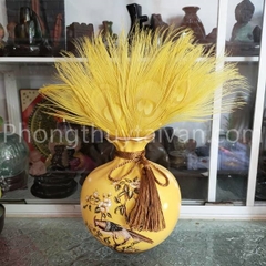 Lông công màu Vàng 25-30cm