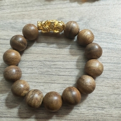 Vòng tay Mít banh Trúc tròn trơn Tỳ Hưu 0.14mm (tương tư)