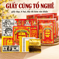 Bộ Giấy cúng Tổ nghề,Tổ nghiệp [Đẹp,Kèm Văn khấn]pt
