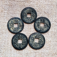 Đồng Xu Đen Cổ 2.8cm[dày 1.4mm]