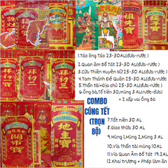 CB Giấy Cúng TẾT Trọn Bộ(23 Món)