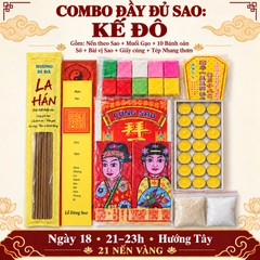 Combo Đầy Đủ: Cúng Sao KẾ ĐÔ giải hạn(kèm hướng dẫn,văn khấn chi tiết)