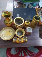 CB Bộ Đồ Cúng Bàn Thờ Kim Sa (8 món)