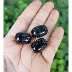 Vòng tay Lu thống Mắt hổ Đen 12mm
