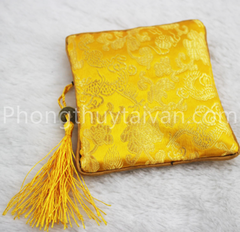 Túi vải thêu Thổ cẩm(10.5*12cm)