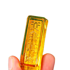 Thỏi Vàng Cây Pha Lê 6.2*2.2*1.5cm (dài*rộng*dày)