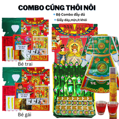 CB Giấy Cúng Thôi Nôi- Đầy Tháng [Đầy Đủ]