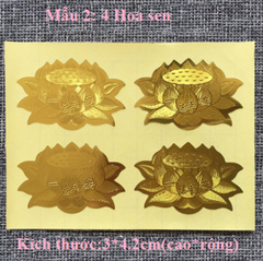 Miếng dán,Decal dán Hoa Sen