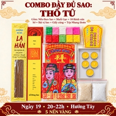Combo Đầy Đủ: Cúng Sao THỔ TÚ giải hạn(kèm hướng dẫn,văn khấn chi tiết)