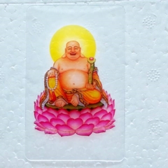 Thẻ nhựa Kim bài trong suốt(8*5.5cm)-Phật Di Lặc