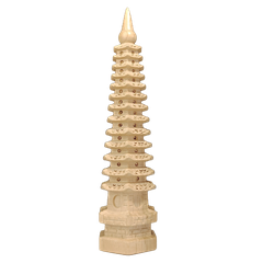Thanh lý Tháp văn xương gỗ đào 13 tầng