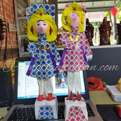 Hình nhân,Hình nộm Giấy [3.5*44cm]