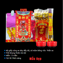 CB Cúng Xe [Đẹp ] pttv(có nhang+ 2 nến)